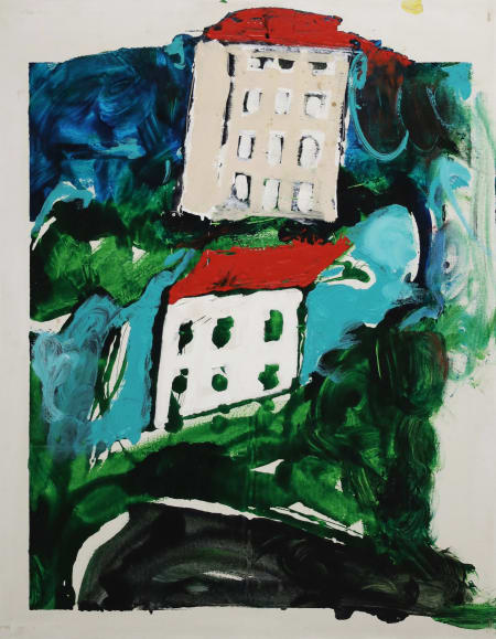 Mario Schifano — Circondato di verde